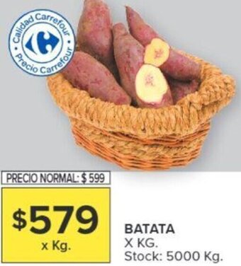 Carrefour BATATA X KG oferta