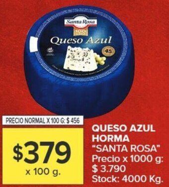 Carrefour QUESO AZUL HORMA X 100G oferta