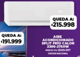 Supermayorista Vital AIRE ACONDICIONADO SPLIT FRÍO CALOR oferta