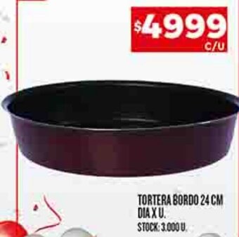 Supermercados DIA TORTERA BORDO 24 CM DIA X U oferta