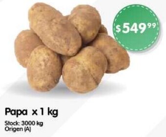 Supermercados Buenos Días Papa x 1 kg oferta