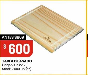 Changomas Tabla de asado oferta