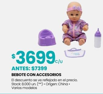 Changomas Bebote con accesorios oferta