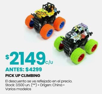 Changomas Pick up climbing oferta