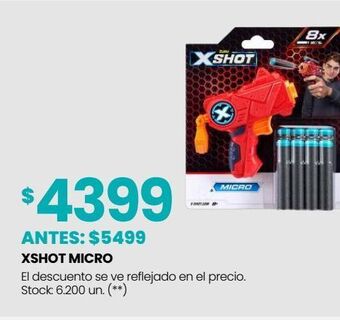 Changomas Xshot micro oferta