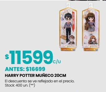 Changomas Harry potter muñeco 20cm oferta