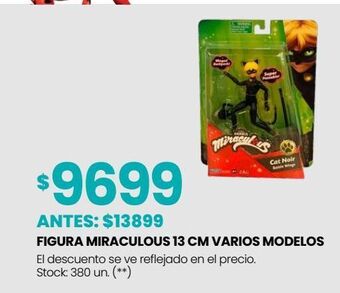 Changomas Figura miraculous 13 cm varios modelos oferta
