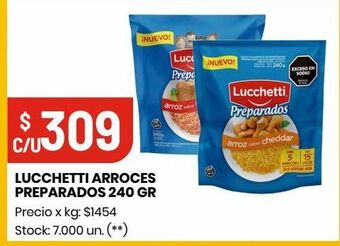 Changomas Lucchetti arroces preparados 240 gr oferta