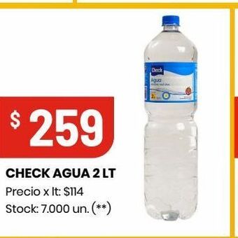 Changomas Check agua 2 lt oferta