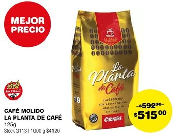 Atomo Conviene CAFÉ MOLIDO LA PLANTA DE CAFÉ 125g oferta