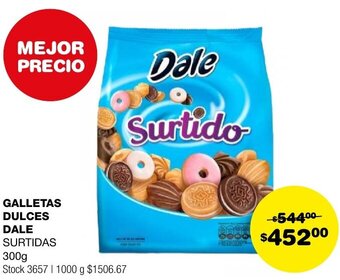 Atomo Conviene GALLETAS DULCES DALE SURTIDAS 300g oferta