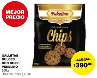 Atomo Conviene GALLETAS DULCES CON CHIPS PEKELINO 300g oferta