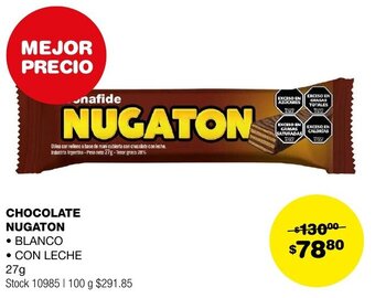 Atomo Conviene CHOCOLATE NUGATON 27g oferta