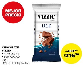 Atomo Conviene CHOCOLATE VIZZIO 90g oferta