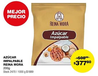 Atomo Conviene AZÚCAR IMPALPABLE REINA MORA 200g oferta