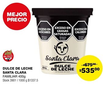 Atomo Conviene DULCE DE LECHE SANTA CLARA FAMILIAR 400g oferta