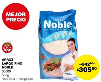 Atomo Conviene ARROZ LARGO FINO NOBLE 00000 500g oferta