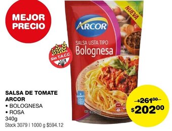 Atomo Conviene SALSA DE TOMATE ARCOR 340g oferta