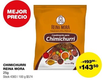 Atomo Conviene CHIMICHURRI REINA MORA 25g oferta