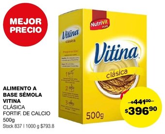 Atomo Conviene ALIMENTO A BASE SÉMOLA VITINA 500g oferta