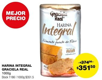 Atomo Conviene HARINA INTEGRAL GRACIELA REAL 1000g oferta