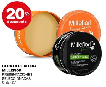 Atomo Conviene CERA DEPILATORIA MILLEFIORI PRESENTACIONES SELECCIONADAS oferta
