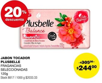 Atomo Conviene JABON TOCADOR PLUSBELLE 120g oferta