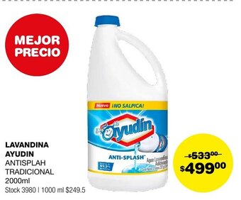 Atomo Conviene LAVANDINA AYUDIN ANTISPLAH TRADICIONAL 2000ml oferta