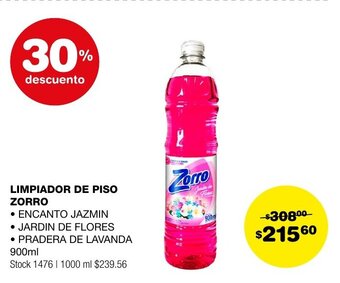 Atomo Conviene LIMPIADOR DE PISO ZORRO 900ml oferta
