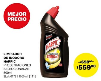Atomo Conviene LIMPIADOR DE INODORO HARPIC 500ml oferta