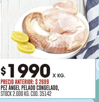 Coto PEZ ÁNGEL PELADO CONGELADO oferta