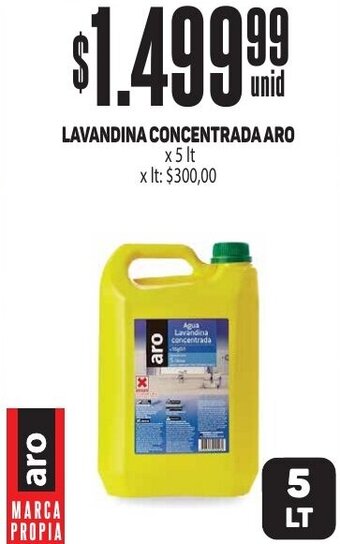 Makro LAVANDINA CONCENTRADA ARO x5 lt oferta