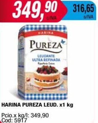 Maxiconsumo HARINA PUREZA LEUD x1 kg oferta