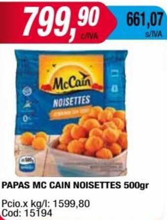 Maxiconsumo PAPAS MC CAIN NOISETTES 500gr oferta