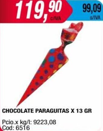 Maxiconsumo CHOCOLATE SHOT X 35 GR oferta