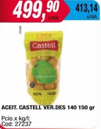 Maxiconsumo ACEIT CASTELL VER.DES 140 150 gr oferta