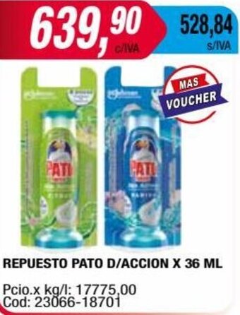 Maxiconsumo REPUESTO PATO D/ACCION X 36 ML oferta