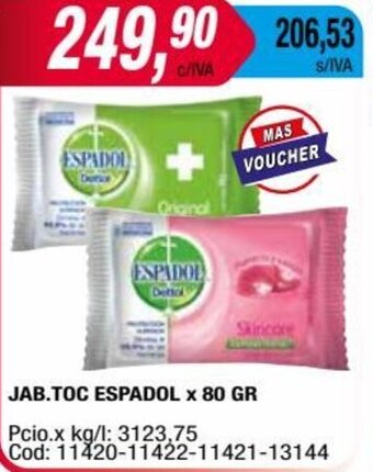 Maxiconsumo JAB.TOC ESPADOL x 80 GR oferta