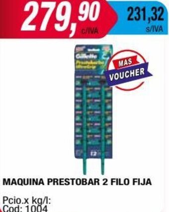 Maxiconsumo MAQUINA PRESTOBAR 2 FILO FIJA oferta