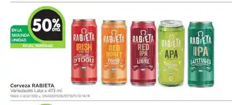 Jumbo Rabieta Cerveza, Lata x 473ml oferta
