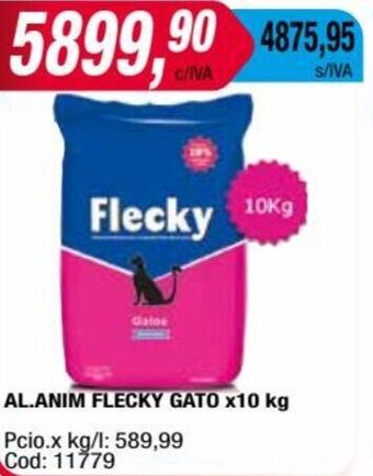 Maxiconsumo AL.ANIM FLECKY GATO x10 kg oferta