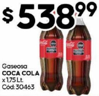 Diarco Gaseosa COCA COLA x 1,75 Lt oferta
