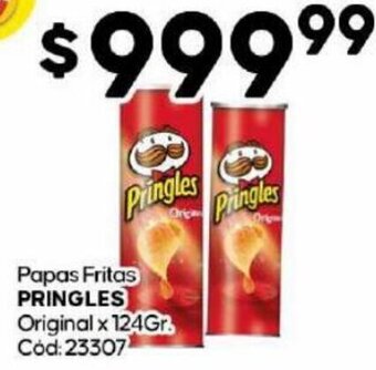 Diarco PRINGLES Papas Fritas Original x 124Gr oferta