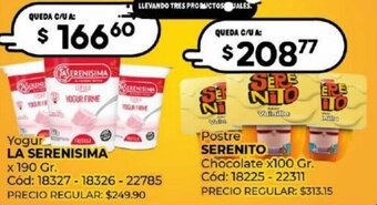 Diarco LA SERENISIMA Yogur x 190 Gr oferta