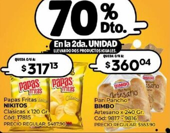 Diarco Papas Fritas NIKITOS 120gr oferta