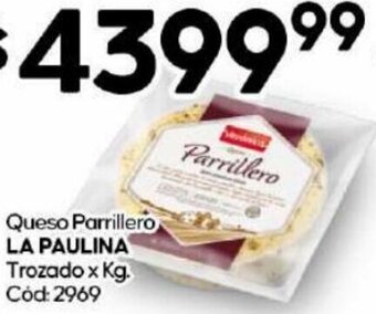 Diarco LA PAULINA  Queso Parrillero Trozado x Kg oferta