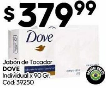 Diarco DOVE Jabón de Tocador Individual x 90 Gr oferta