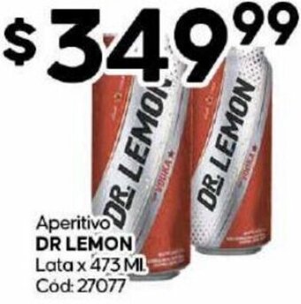 Diarco Aperitivo DR LEMON Lata x 473 ML oferta