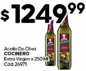 Diarco COCINERO Aceite De Oliva Extra Virgen x 250 ML oferta