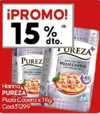 Diarco PUREZA Harina Pizza Casera x 1kg oferta